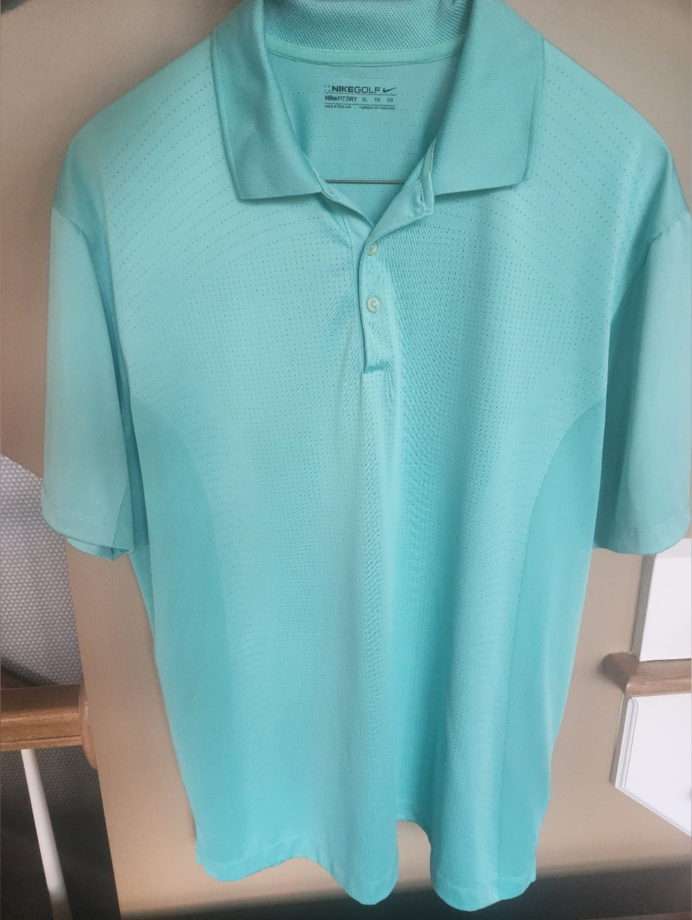 Nike Men’s‎ Light Aqua Performance Polo XL